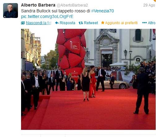 Red carpet Alberto Barbera